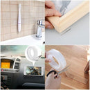 Cinta Doble Faz Transparente Lavable Multi Usos