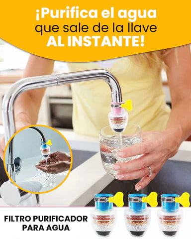 Filtro Purificador de Agua Para Llave paga 2 y lleva 3