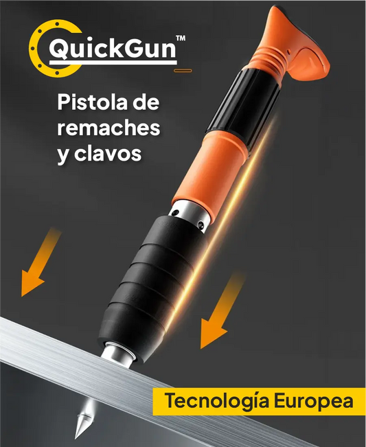QuickGun TM  Pistola de remaches y clavos