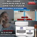 Sellador Impermeable de Grietas y Fugas 500ML + 250ml + Brocha