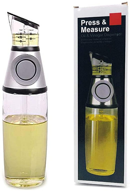 Dispensador y medidor de aceite y vinagreta