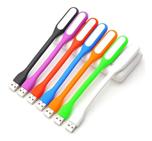 Lampara Usb Led Flexible Multifuncion Multicolor Ergonomica