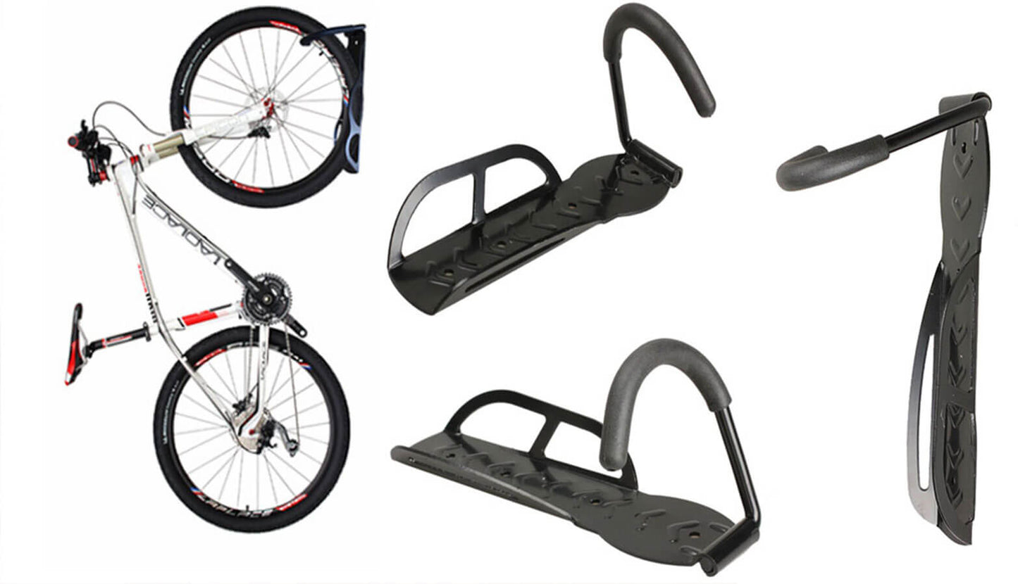 Soporte Pared Bicicleta + Chazos Y Tornillos