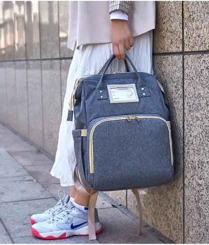 PAÑALERA ORIGINAL 3 EN 1 (MORRAL, CUNA Y CAMBIADOR)