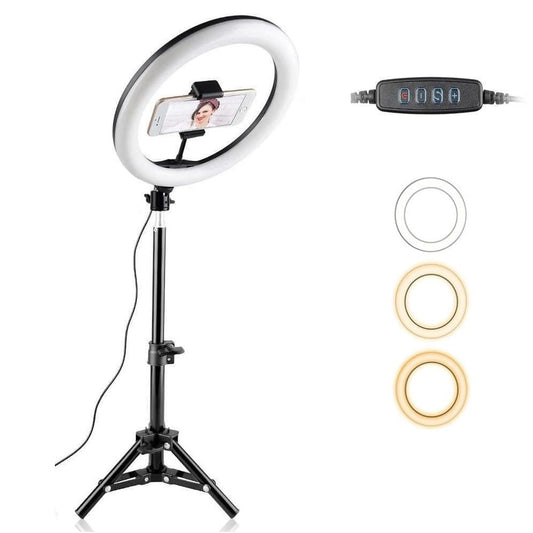 Aro de Luz 31 CM Con Trípode Profesional