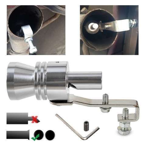 Silbador efecto turbo para tubo de escape